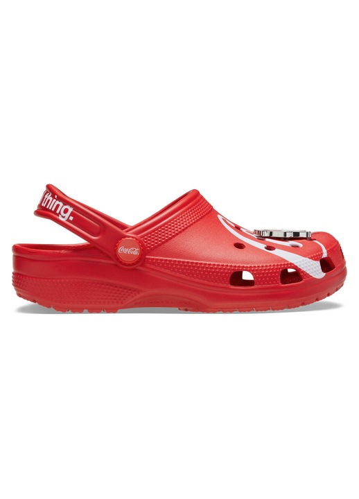 Slapi barbati, Crocs, plastic, rosu, 46-47 EU, 46-47 EU