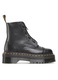 Ghete dama, Dr. Martens, piele naturala, negru, inchidere cu fermoar, 44 EU