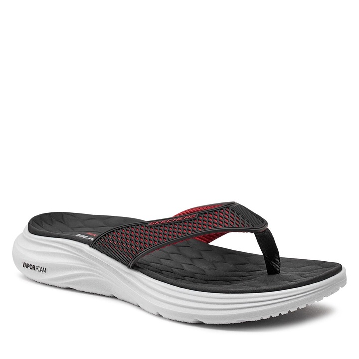 Slapi pentru femei, Skechers, textil, negru, 47 EU