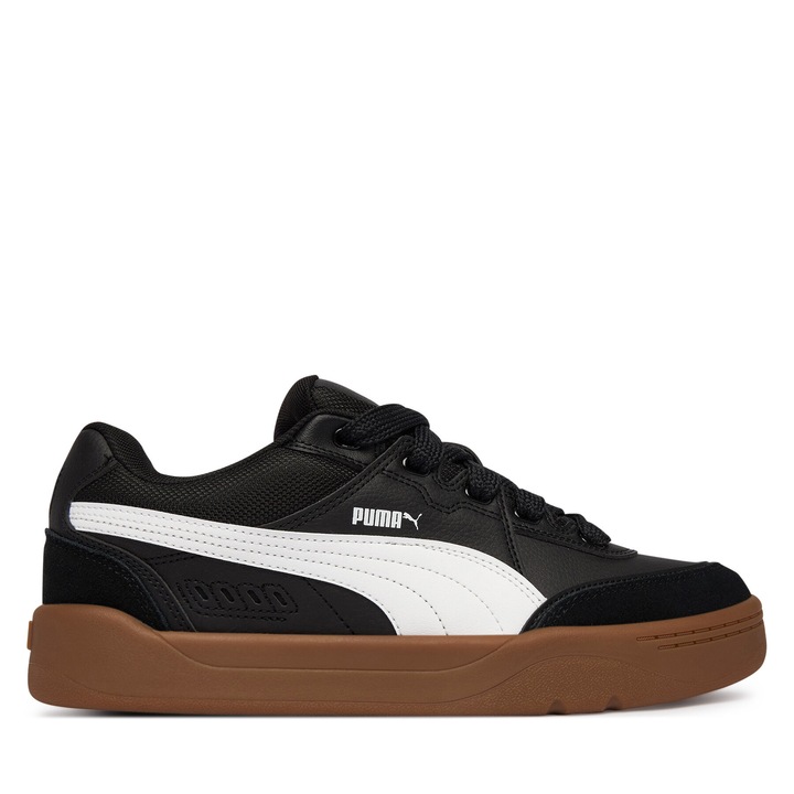 Tenisi barbati, Puma, piele ecologica, negru/alb, 47 EU