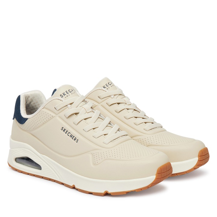 Férfi cipő, Skechers, műbőr, bézs, 47.5 EU