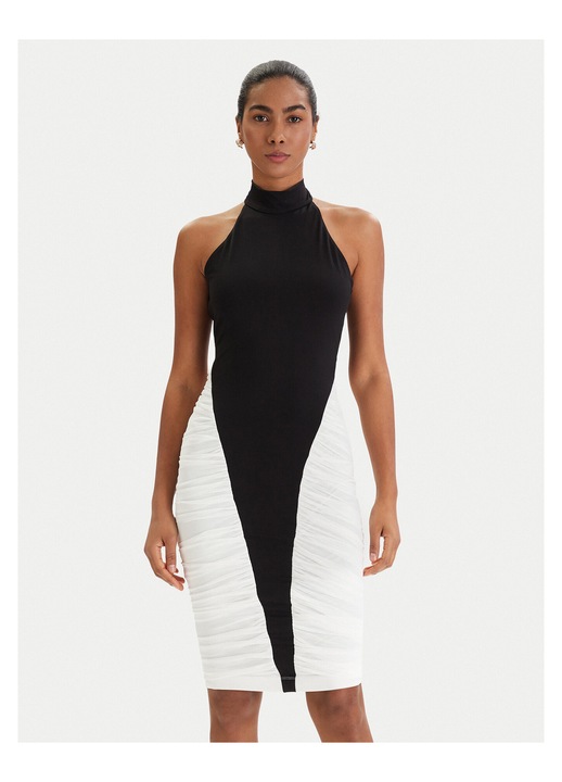 Rochie cocktail Femei, BARDOT, neagra, poliester, fermoar