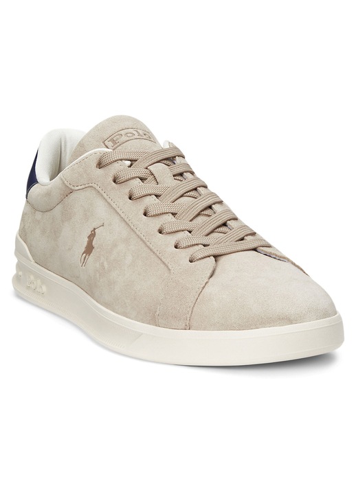 Tenisi barbati, Polo Ralph Lauren, piele naturala, alb, croi ingust, tehnologie EVA