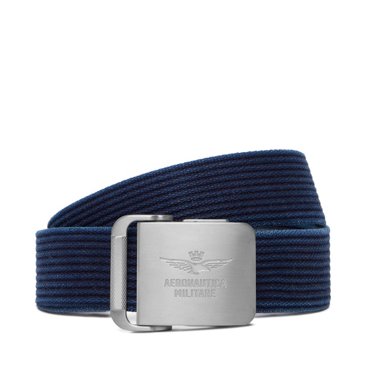 Férfi öv, Aeronautica Militare, szövet, kék, 90