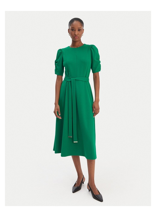 Rochie de cocktail, DKNY, verde, poliester, 40 EU