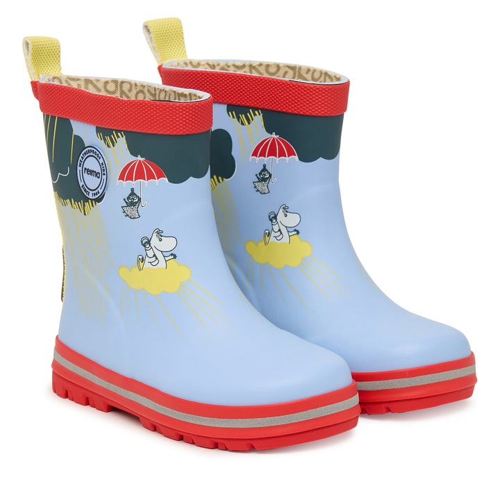 Cizme de ploaie unisex, Reima, plastic, albastru