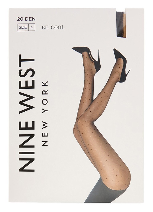 Dresuri dama, Nine West, model cu buline, negru, poliamida si elastan