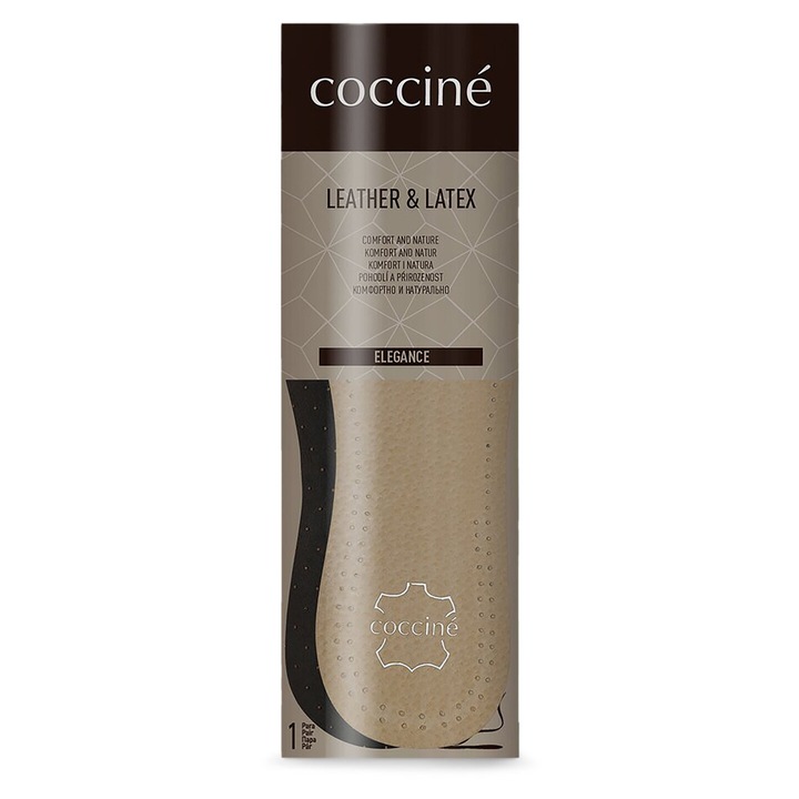 Branturi barbati, Coccine, piele naturala, bej, 43-44