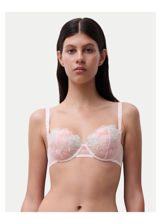 Sutien Chantelle, roz, 82% poliamida, 18% elastan, Roz