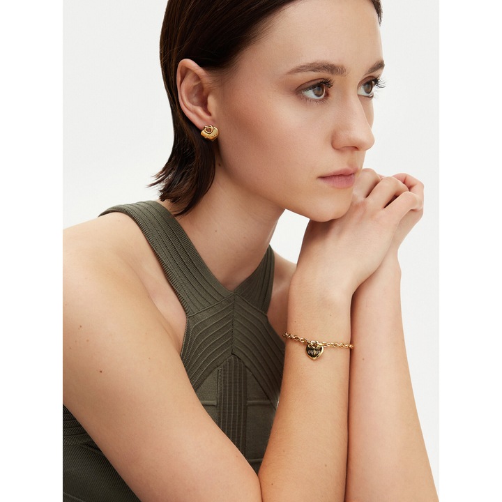 Bratara pentru femei, Guess, plastic, auriu, L INTL
