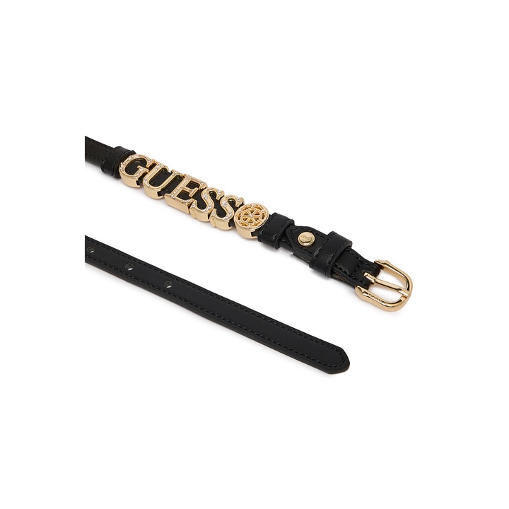Curea de dama, Guess, piele ecologica, negru, S
