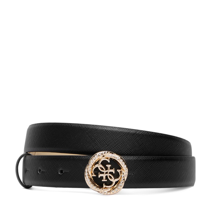 Curea de dama, Guess, piele ecologica, negru, S