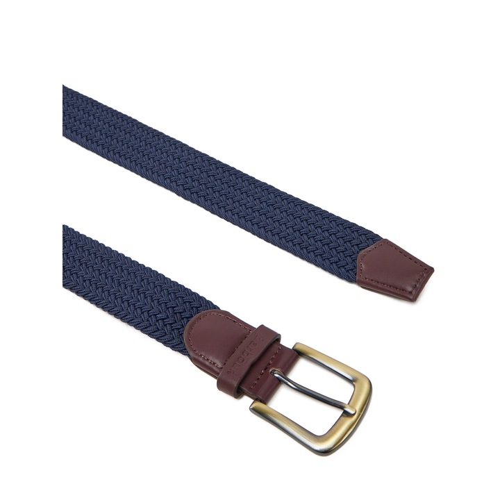 Férfi öv, Barbour, textil, kék, L INTL
