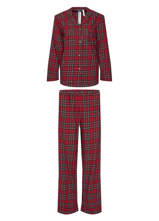 Pijamale dama, Polo Ralph Lauren, bumbac, Rosu