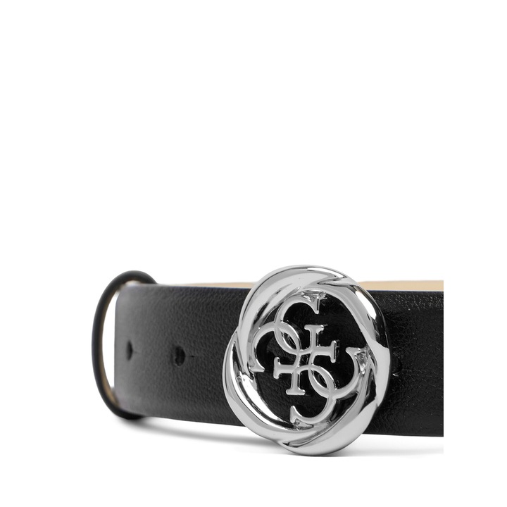 Curea de dama, Guess, piele ecologica, negru, S