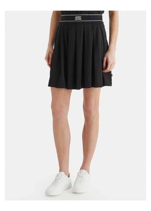 Fusta plisata, joop jeans, neagra, bumbac si poliester