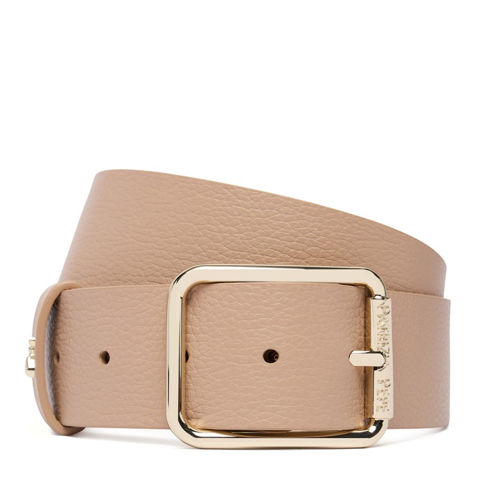Női öv, Patrizia Pepe, valódi bőr, bézs, XS INTL