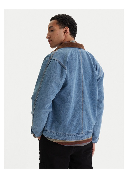 Geaca de blugi Barbati, rvca, Bumbac, Albastru