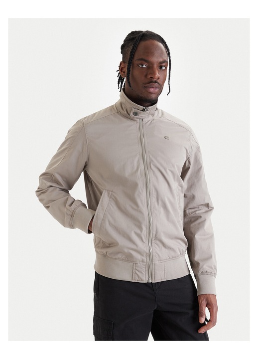 Geaca bomber Barbati, g star raw, 64% bumbac, 36% poliamida reciclata, Bej