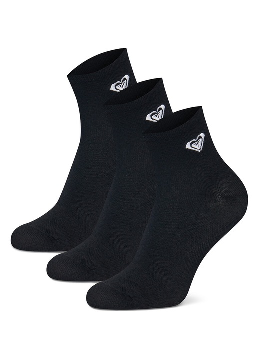 Комплект от 3 чифта дамски чорапи, Roxy, черен, 35-38