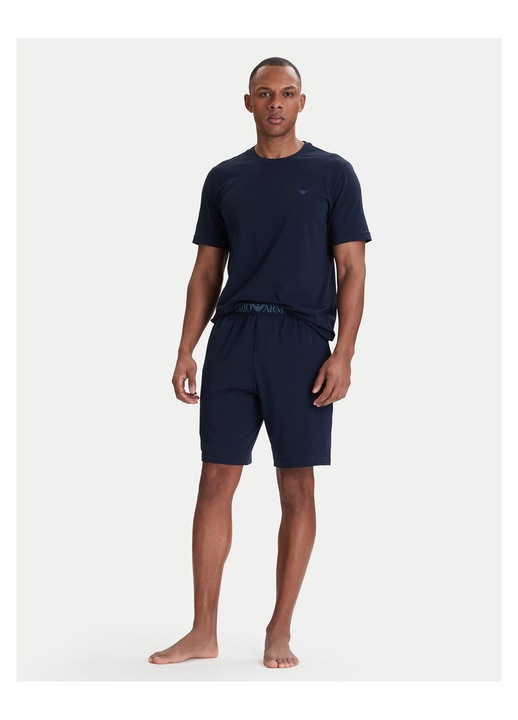 Pijama barbati, Emporio Armani Underwear, bumbac, bleumarin, 95% bumbac, 5% elastan, Bleumarin, S