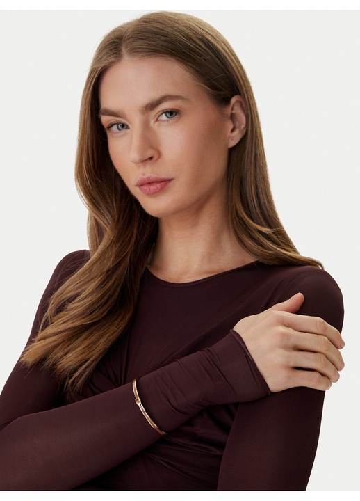 Női karkötő, Coach, műanyag, barna, One Size INTL