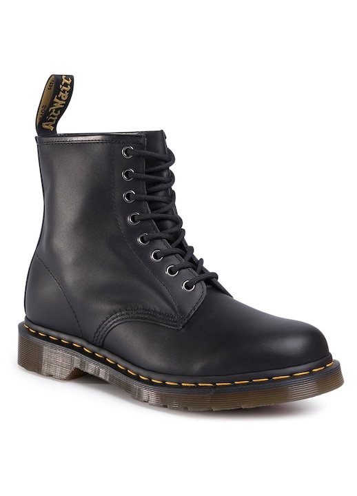 Ghete barbati, Martens, piele naturala, negru, Negru