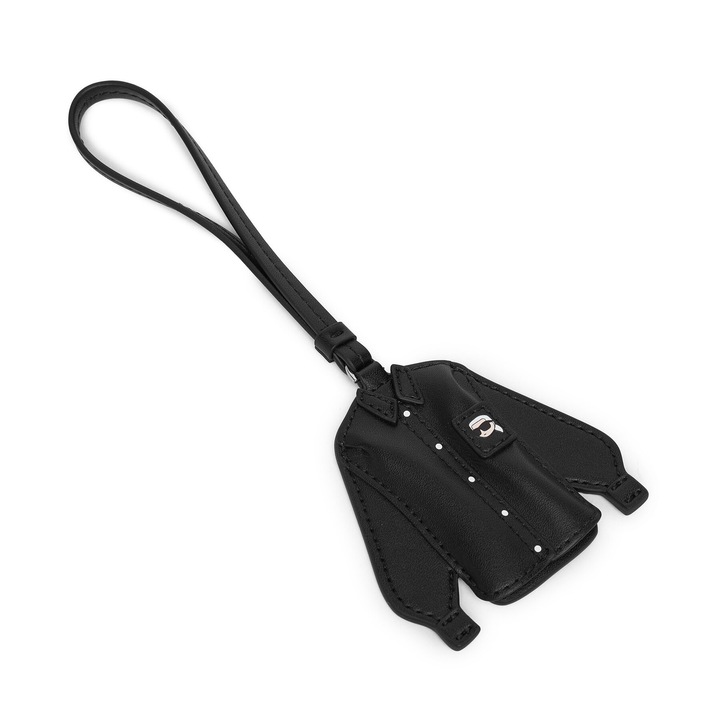 Breloc femei, Karl Lagerfeld, piele ecologica, negru, One Size INTL