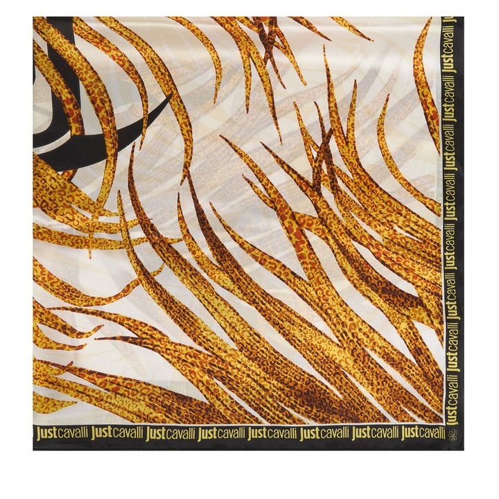 Esarfa dama, Just Cavalli, bej, multicolor, One Size INTL