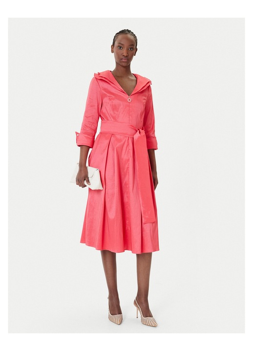 Rochie de cocktail, Joseph Ribkoff, fermoar, roz, poliester-nailon-elastan