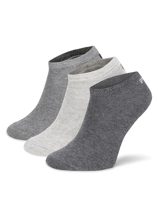 Sosete barbati, Fila, set 3 perechi, gri, 43-46