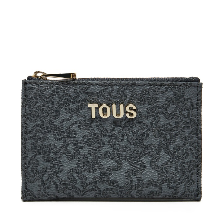 Etui pentru carduri, Tous, piele ecologica, gri, One Size INTL