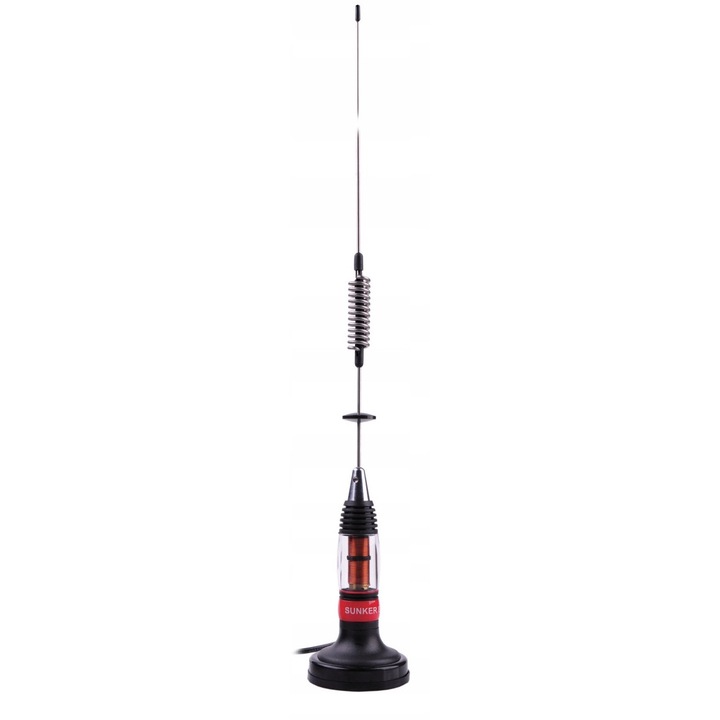 Antena CB Sunker CB119, 72cm, 100W, 3dBi, cu magnet