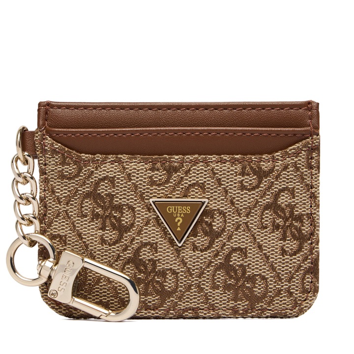 Pénztárca, Guess, textil anyag, bézs, One Size INTL