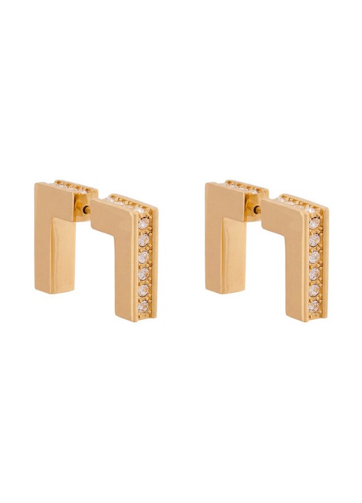 Cercei dama, Elisabetta Franchi, auriu, plastic, One Size INTL