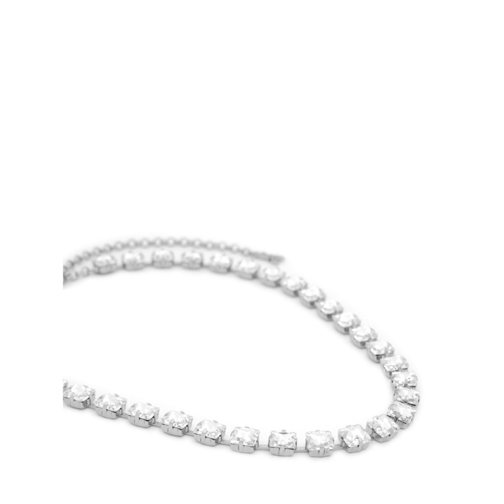 Colier dama, Patrizia Pepe, plastic, argintiu, One Size INTL