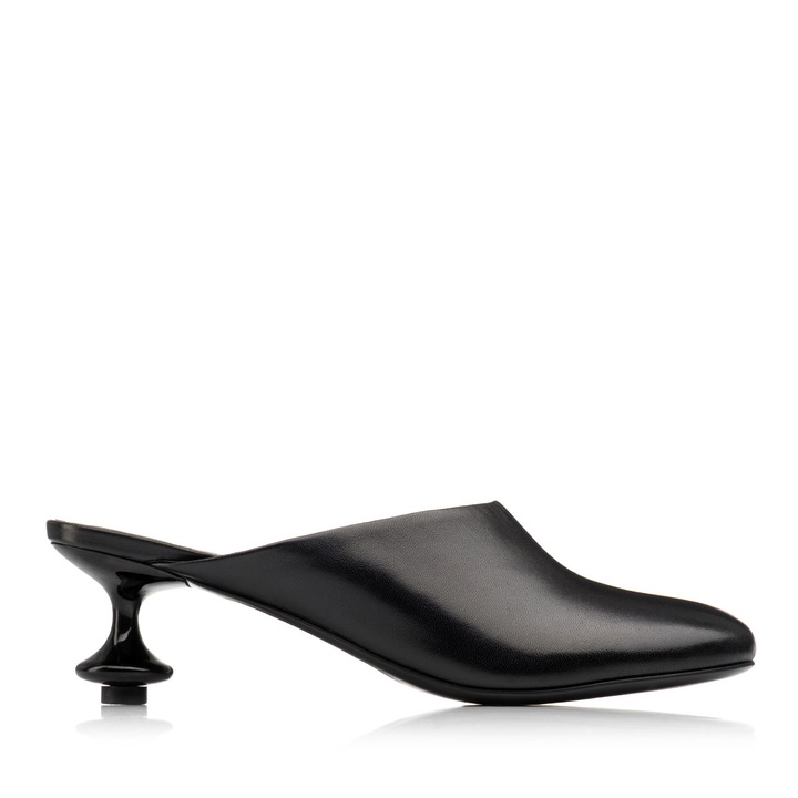 Sandale dama, Musette, IRUNE, Piele naturala, Negru