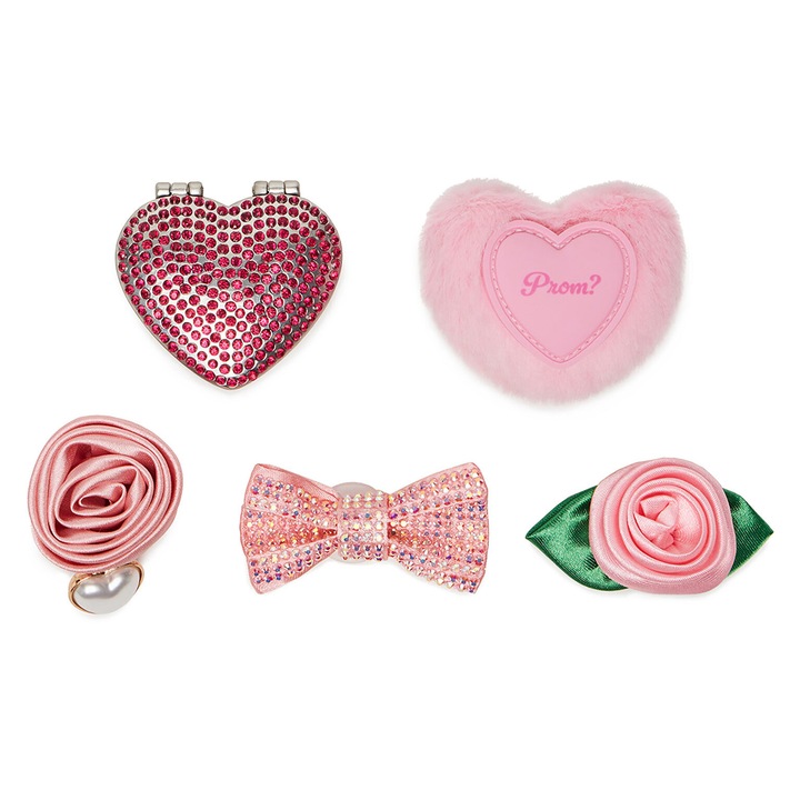 Unisex cipődíszek, Crocs, műanyag, rózsaszín, One Size INTL