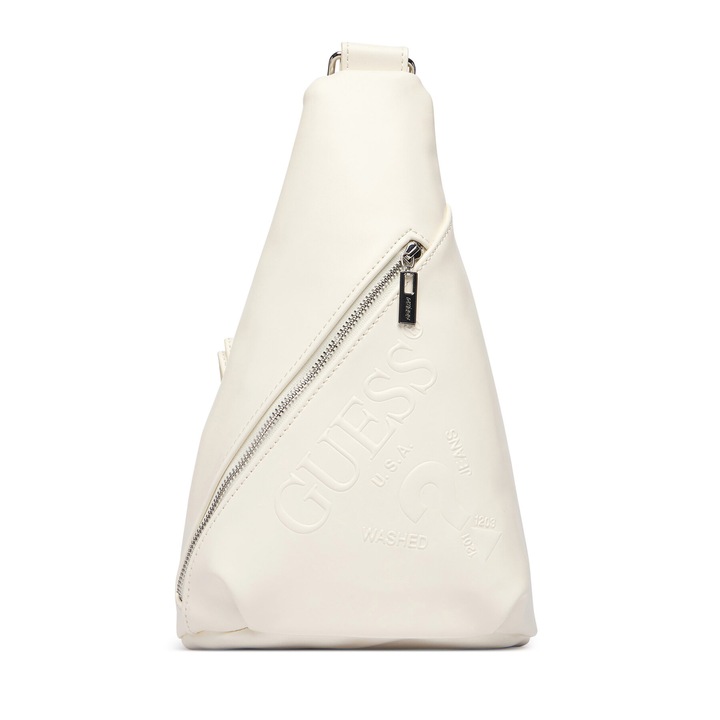 Rucsac fashion dama, Guess, alb, One Size INTL