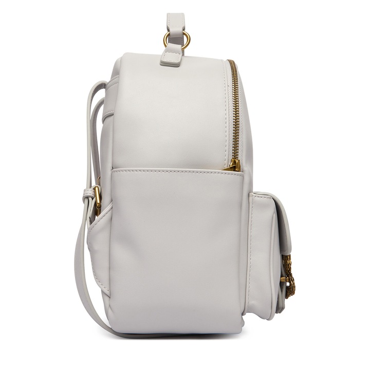 Rucsac dama, Just Cavalli, piele ecologica, gri, One Size INTL