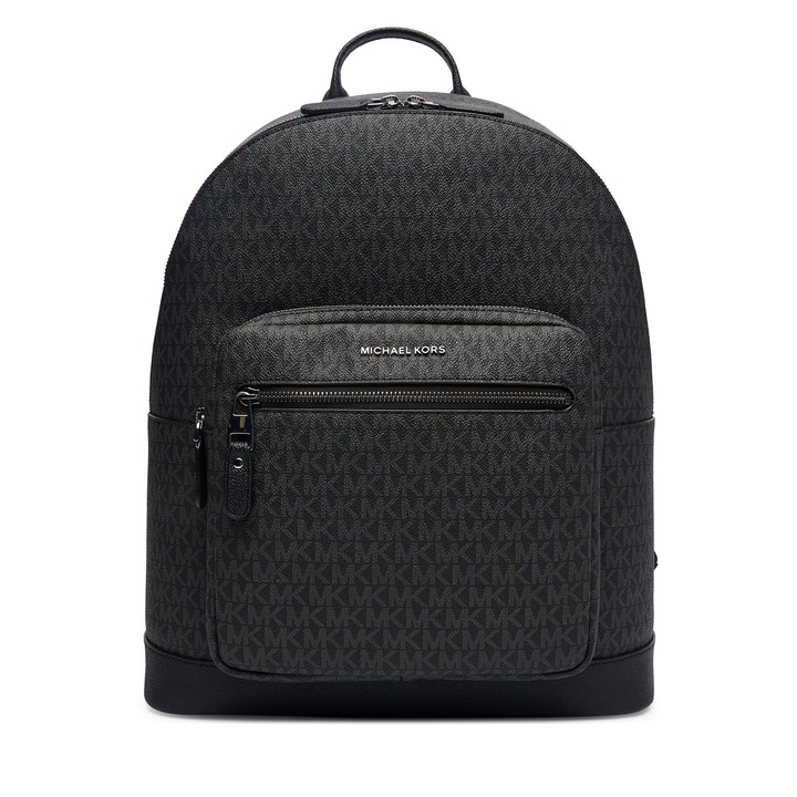 Rucsac barbati, Michael Michael Kors, piele ecologica, negru, One Size INTL