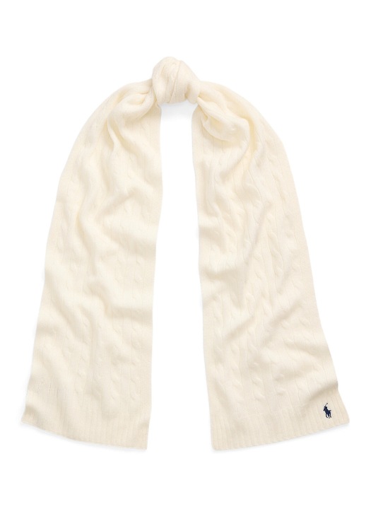 Esarfa dama, Polo Ralph Lauren, lana, bej, One Size INTL