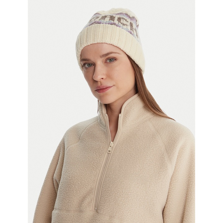 Caciula dama, Coach, bej, One Size INTL