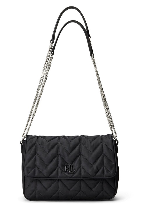 Geanta dama, Lauren Ralph Lauren, piele naturala, negru, One Size