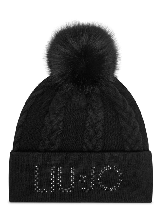 Дамска шапка, Liu Jo, черна, Един размер INTL