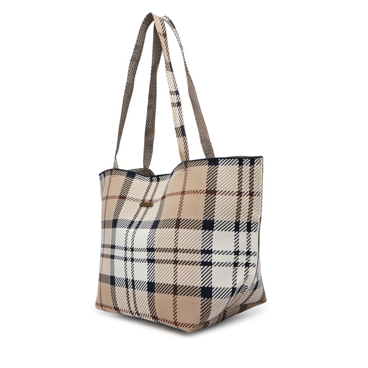 Női táska, Barbour, textil anyag, bézs, One Size INTL