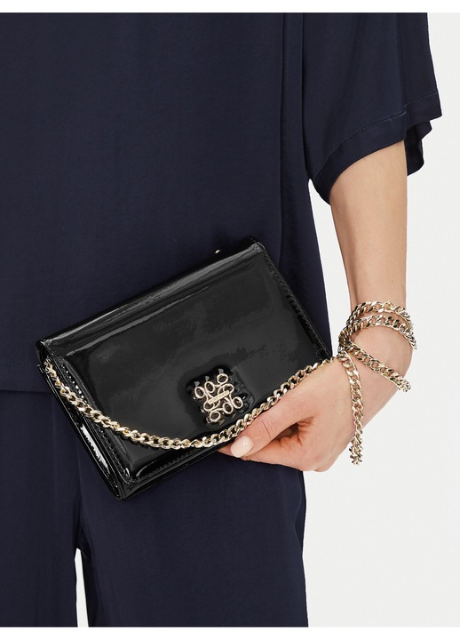 Női táska, Nine West, fekete, One Size INTL, szintetikus anyag, 8 kártyatartó rekesz