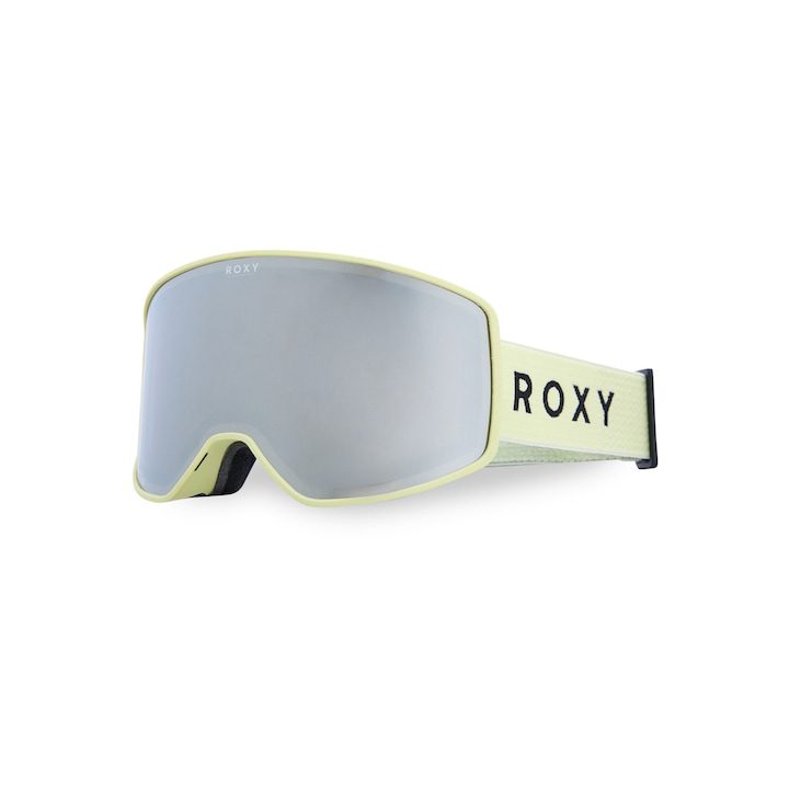 Ochelari ski dama, Roxy, argintiu/galben, One Size INTL
