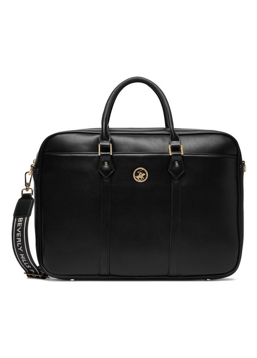 Laptoptáska, Beverly Hills Polo Club, fekete, One Size INTL