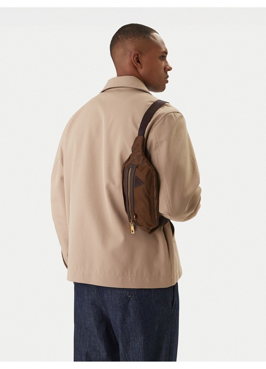 Férfi táska, Guess, barna, univerzális méret